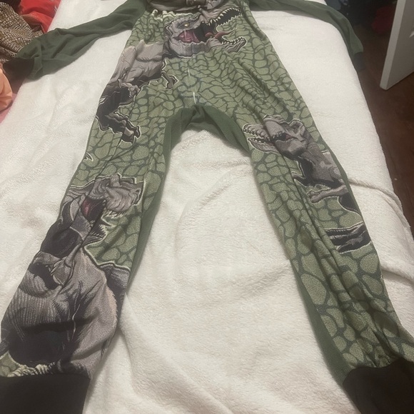 Dinosaur Print Kids Pajama Set - Picture 1 of 1